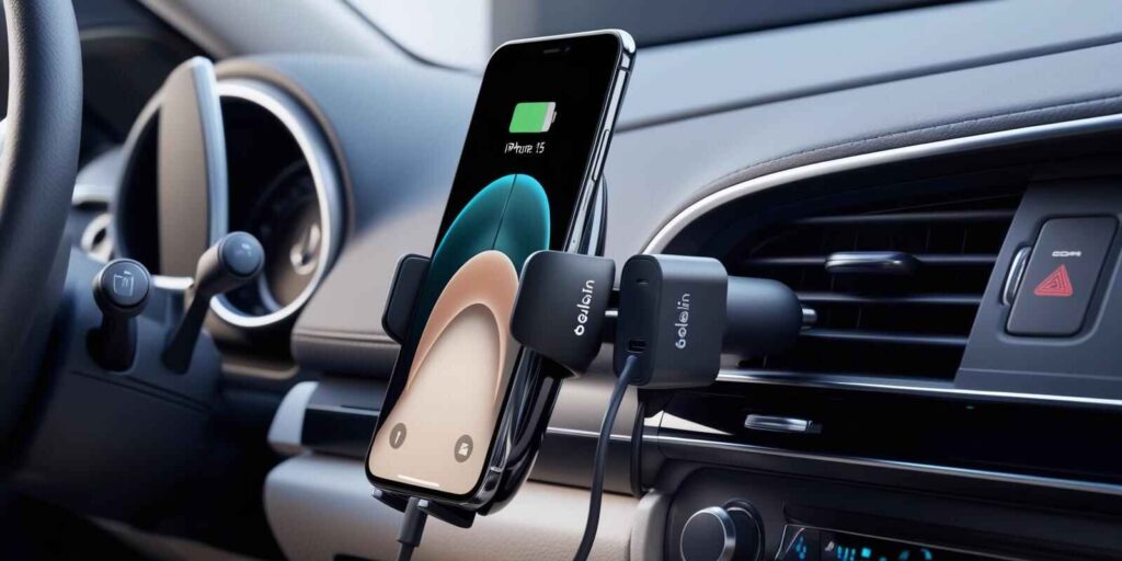 Belkin BoostCharge Pro Wireless Car Charger (15W)