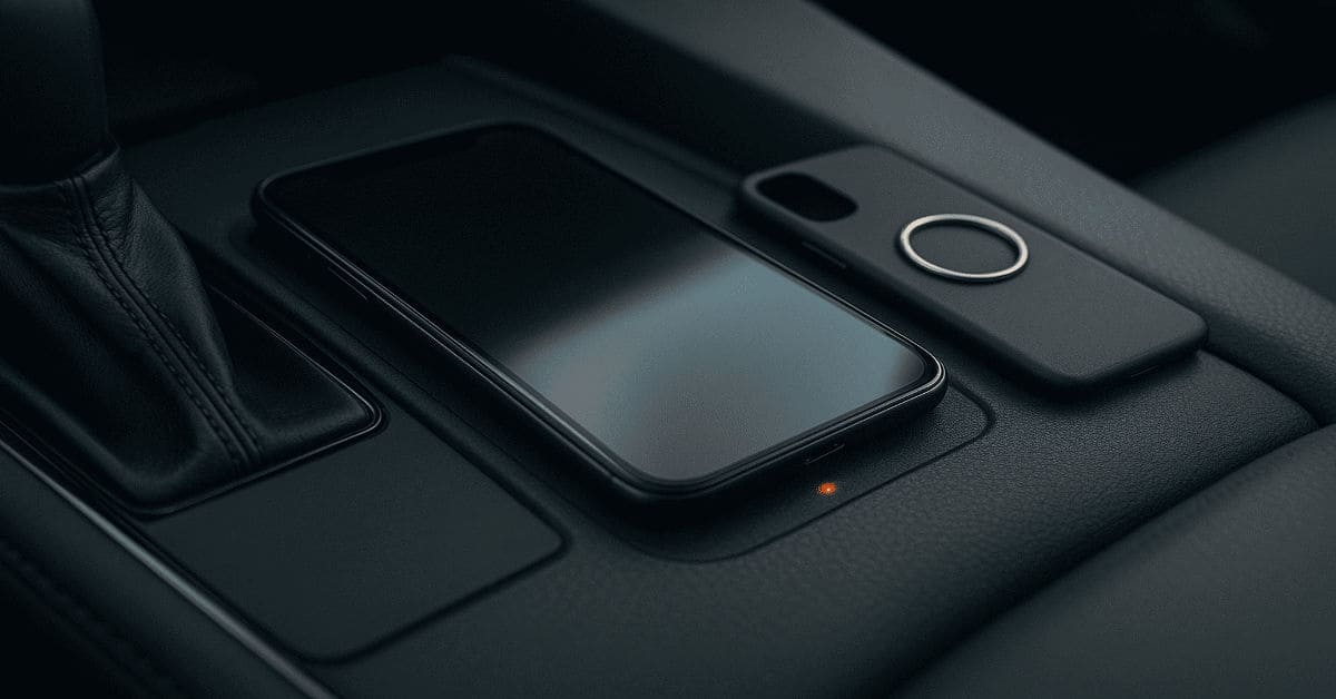 Toyota Wireless Charger Blinking Orange