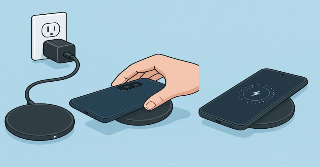How to Connect a Wireless Charger to a Samsung Phone
